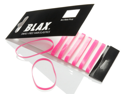 Snag Free Hair Elastics Pink 8 kpl