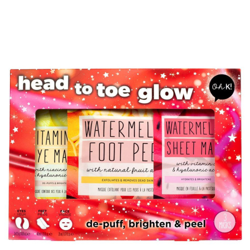 Head to Toe Glow Gift Set 3 kpl