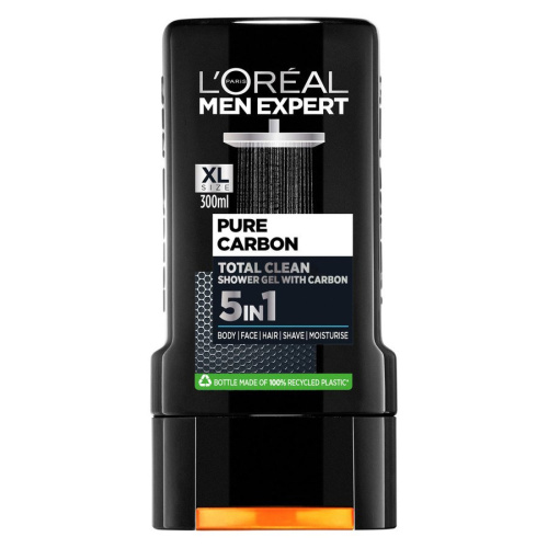 Men Expert Pure Carbon Total Clean Shower Gel 300ml