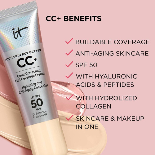 CC+ Foundation SPF50+ 16 Rich Honey 32ml