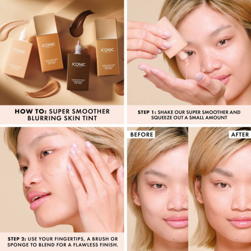 Super Smoother Blurring Skin Tint 30 ml ─ Golden Medium