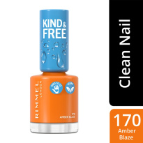 Kind & Free Clean Cosmetics Nail Polish 8 ml ─ 170 Amber Blaze