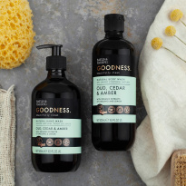 Goodness Oud, Cedar & Amber Body Wash 500 ml