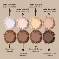 Contour & Highlight Pro Palette HCPP01 (8x 2,7g)