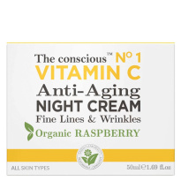 The Conscious Vitamin C Anti Aging Night Cream Organic Raspberry 50 ml