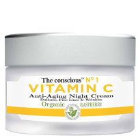 The Conscious Vitamin C Anti Aging Night Cream Organic Raspberry 50 ml