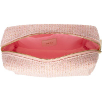 Tweed Make-Up Pouch Small ─ Light Rose