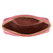 Velvet Make-Up Pouch Small – Sparkled Rose