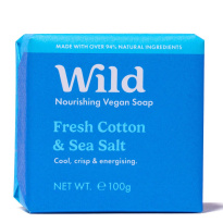 Nourishing Vegan Soap Fresh Cotton & Sea Salt 100 g