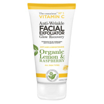 The Conscious Vitamin C Anti Wrinkle Facial Exfoliator Organic Lemon & Raspberry 150ml