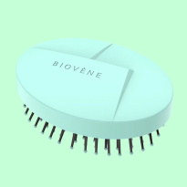 The Conscious™ Compact Detangling Brush Biodegradable Wet & Dry Brush ─ Mint Green