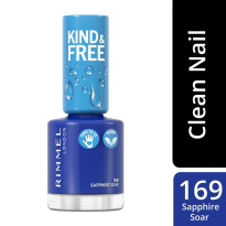 Kind & Free Clean Cosmetics Nail Polish 169 Saphirre Soar 8ml