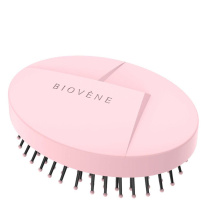 The Conscious™ Compact Detangling Brush Biodegradable Wet & Dry Brush ─ Ice Pink