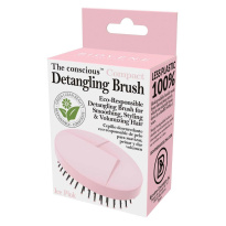 The Conscious™ Compact Detangling Brush Biodegradable Wet & Dry Brush ─ Ice Pink