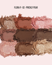 Flora 9 Eyeshadow Palette Prickly Pear 5,85g