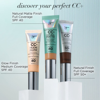 CC+ Cream Natural Matte Foundation For Oily Skin SPF40 32 ml ─ Light Medium