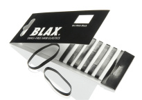 Snag Free Hair Elastics Black 8pcs