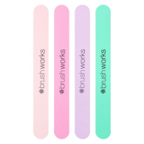 Pastel Coloured Nail Files 4 kpl