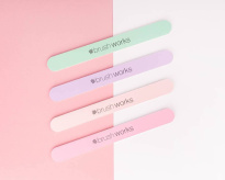 Pastel Coloured Nail Files 4 kpl