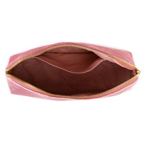 Velvet Make-Up Pouch Large – Sparkled Rose