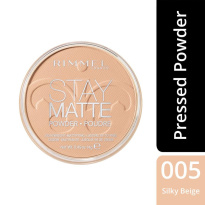 Rimmel Stay Matte Pressed Face Powder Silky Beige 005 14g