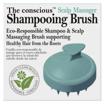 The Conscious™ Scalp Massager Biodegradable Shampooing Brush Mint Green