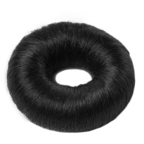 Synthetic Hair Bun Large 1 kpl ─ Black