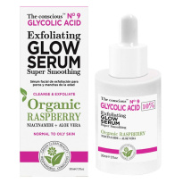 The Conscious Glycolic Acid Exfoliating Glow Serum Organic Raspberry 30 ml