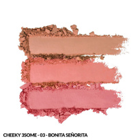 Cheeky Threesome Blush Palette 13,5 g ─ Bonita Señorita