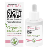 The Conscious Retinol Anti Wrinkle Night Serum Organic Pomegranate 30 ml