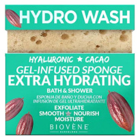 Hydro Wash Extra Hydrating Hyaluronic Acid & Cacao Gel-Infused Sponge