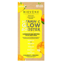 Vitamin C Glow Booster Age-Defying Organic Mango Biodegradable Sheet Mask 20 ml