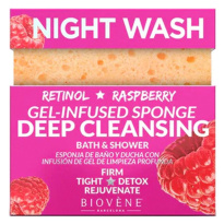 Night Wash Deep Cleansing Retinol & Raspberry Gel-Infused Sponge 75 g