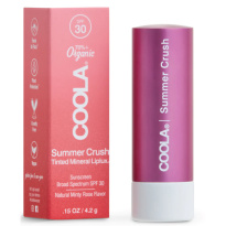 Coola Mineral Liplux Organic Tinted Lip Balm Sunscreen Summer Crush Spf30 4.2ml