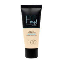 Maybelline Fit Me Matte & Poreless Foundation 100 Warm Ivory 30ml