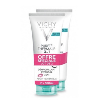 Vichy Pureté Thermale 3 En 1 Démaquillant Intégral Peau Sensible 2x300ml