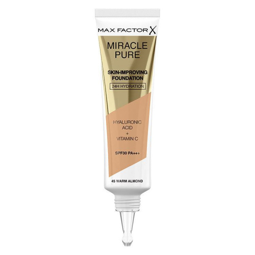 Miracle Pure Skin-Improving Foundation 30 ml ─ 45 Warm Almond