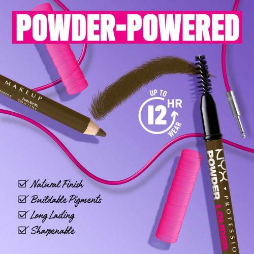 Powder Louder 09 Black Brow Pencil 1,15g