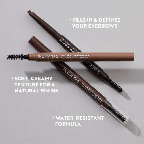 The Sculpting Brow Pen Volumize & Waterproof 02 Dark Brown 0,2g