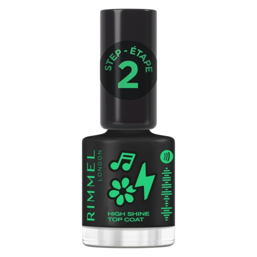 Full Volume Super Gel Nail Polish Topcoat 001 High Shine 12ml