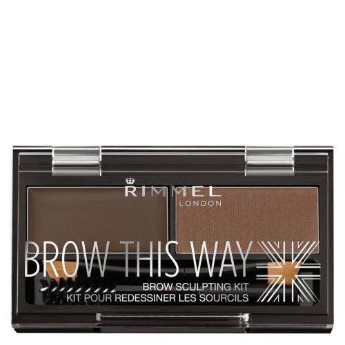 Brow This Way Eyebrow Powder Kit Dark Brown 2,4g