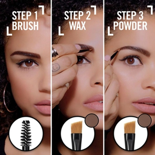 Brow This Way Eyebrow Powder Kit Dark Brown 2,4g