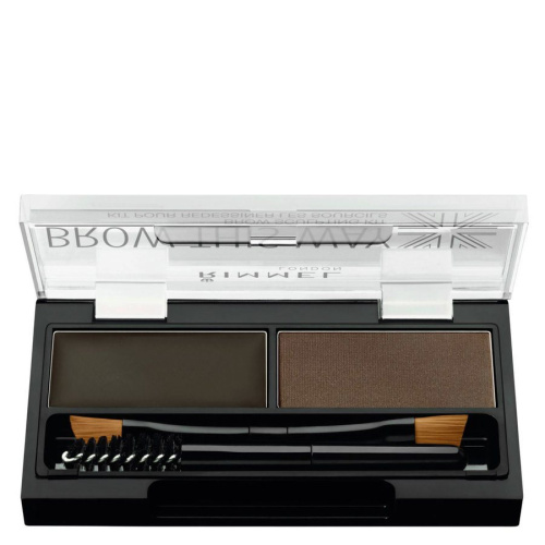 Brow This Way Eyebrow Powder Kit Dark Brown 2,4g