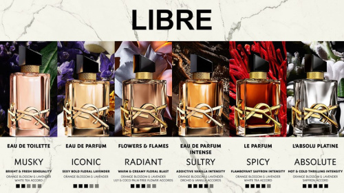 Libre Flowers & Flames Eau De Parfum Florale 30ml