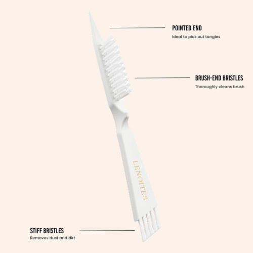 Wild Boar Hair Brush with Cleaning Tool Blush