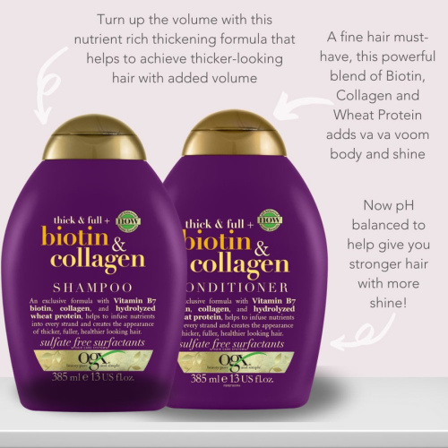 Biotin & Collagen Shampoo 385ml