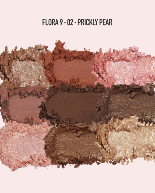 Flora 9 Eyeshadow Palette Prickly Pear 5,85g