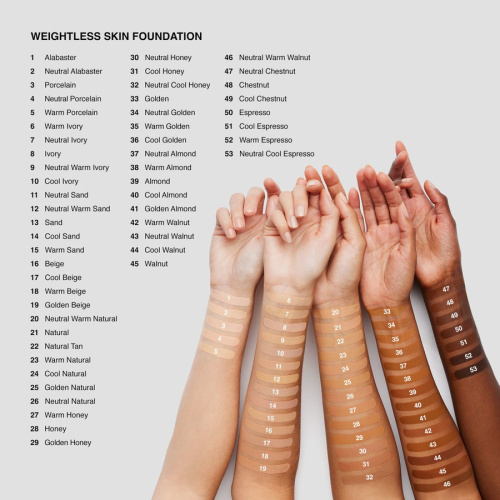 Weightless Skin Foundation SPF15 30 ml – Warm Ivory