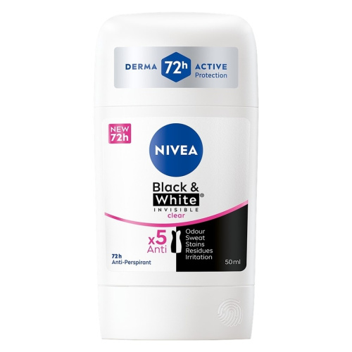 Deo Black & White Invisible Stick 50ml