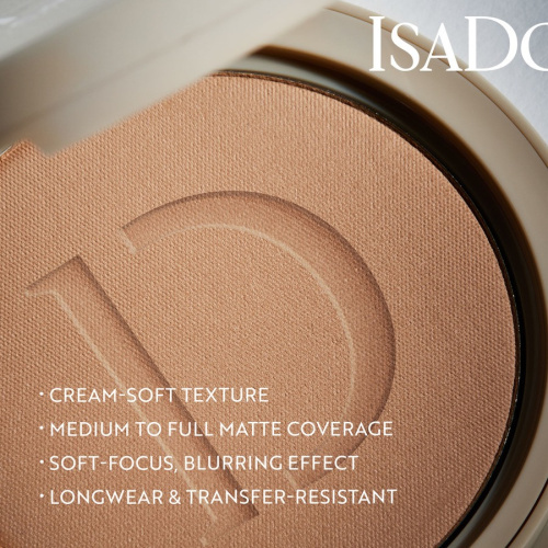 The No Compromise Matte Longwear Powder 66 Warm Beige 8g